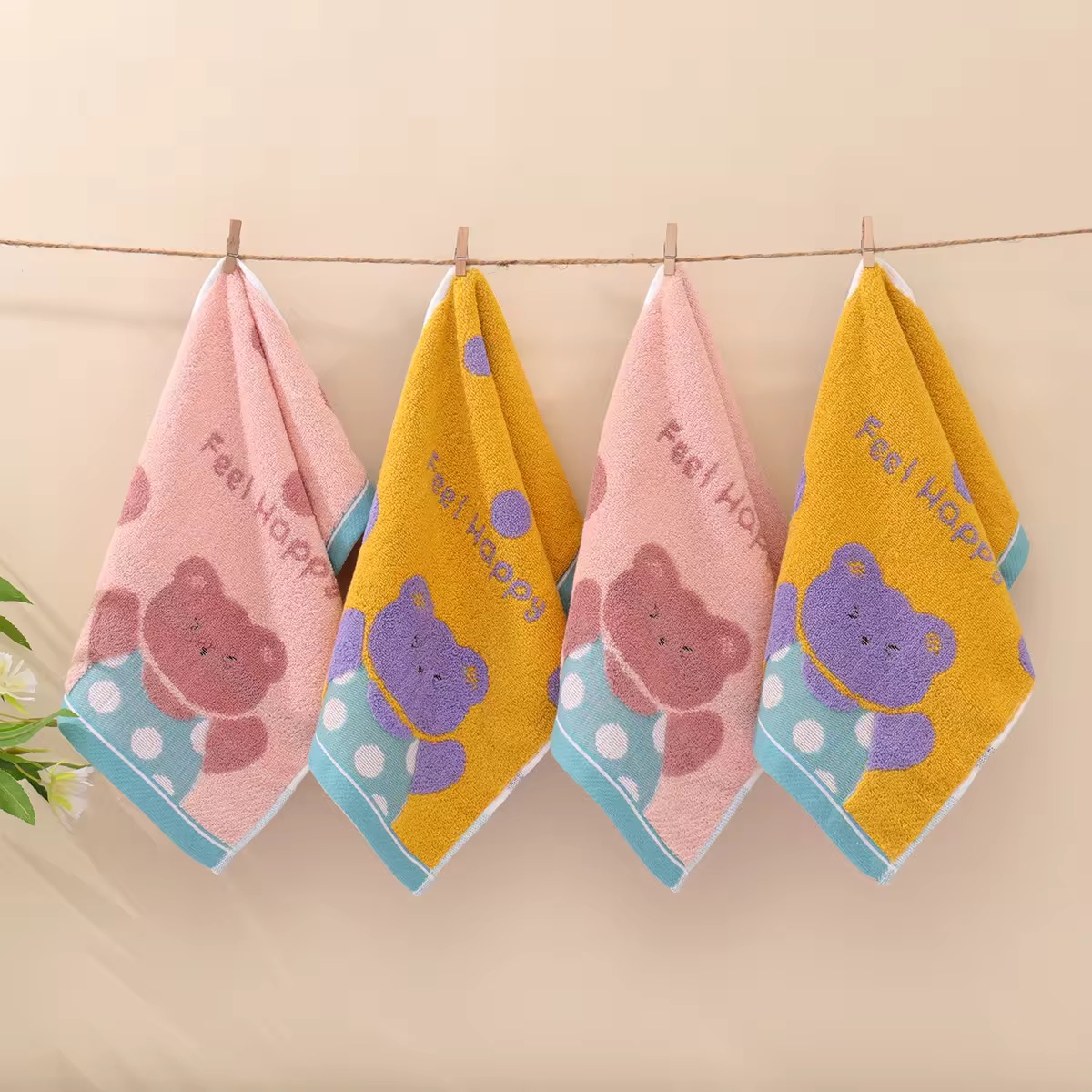 卡通毛巾